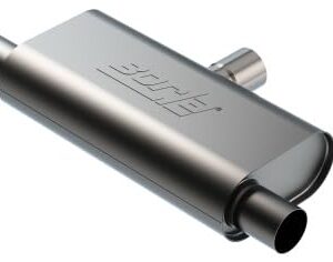 Borla   T  Flow Universal Muffler   2.5in Single Inlet/2.5in Dual Outlet 24in OAL 4.25x9.10x18in Body (60714)