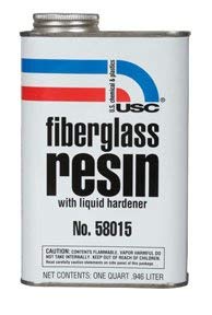 U. S. Chemical & Plastics Fiberglass Resin, 1 Quart (USC 58015)