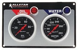 Allstar ALL80110 2 Gauge Panel A/M OP/WT Sport Comp