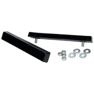 Allstar Performance ALL10256 8.5 x 1.5 x 0.75 in. Tall Stack Stand Pad with 8 x 1.25 mm Right Hand Thread, Black   Pack of 2