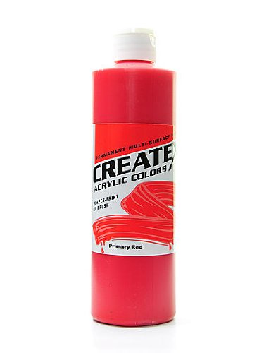 Createx Acrylic Colors primary red 16 oz.