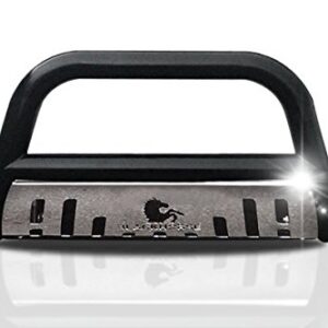 BLACK HORSE Bull Bar Skid Plate Black Compatible with 2001 2003 Ford Explorer Sport|2001 2005 Ford Explorer Sport Trac CBBS FOB2801SP