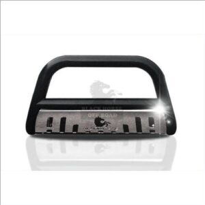 Black Horse Bull Bar Skid Plate Black Compatible with 1997 2004 Dodge Dakota|1998 2003 Dodge Durango CBBS DOB2001SP