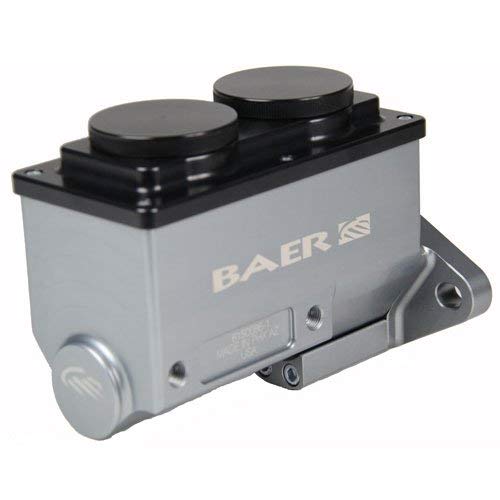 BAER BRAKES 6801266RP BKCZ Brake Master Cylinder (Remaster Hard Anodized Right Port 1 1/8), 1 Pack