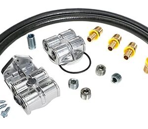 TRANS DAPT PERFORMANCE   OIL FILTER RELOCATION KIT 90 DEGREE/HORIZONTAL (1827)