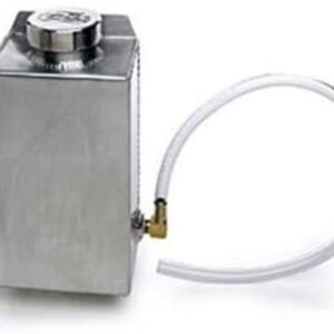 Be Cool 70050 Natural Finish Fabricated Aluminum Coolant Recovery Tank, 1 Pack