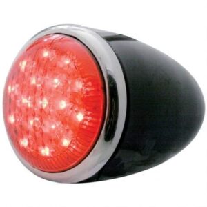 17 LED Tail Light w/Black Housing and Stainless Steel Rim For 1937 Ford Car   R/H