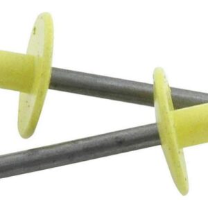 Allstar ALL18180 Large Head Rivet, Aluminum, Yellow, Pack of 250
