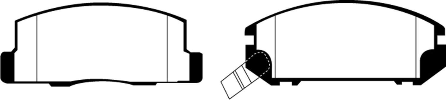EBC Brakes UD528 Ultimax OEM Replacement Brake Pad