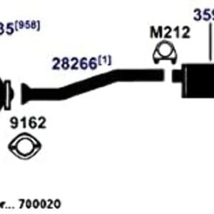 AP Exhaust Products 54895 Exhaust Tail Pipe