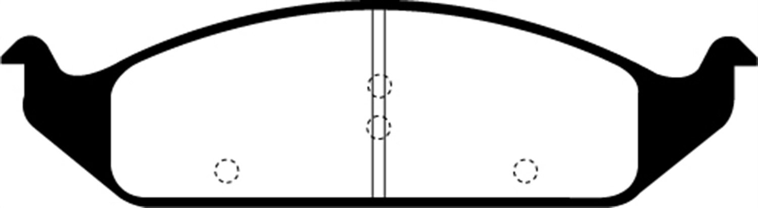 EBC Brakes UD650 Ultimax OEM Replacement Brake Pad