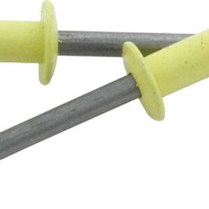Allstar ALL18138 Sm Hd Rivet Yellow 250pk
