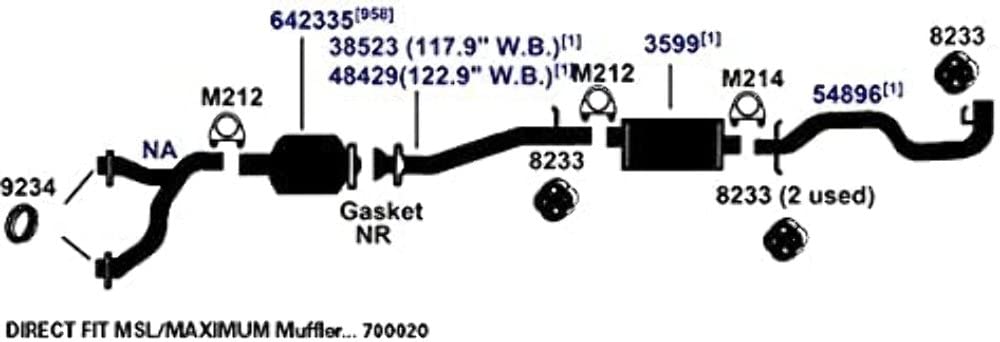 AP Exhaust Products 54896 Exhaust Tail Pipe