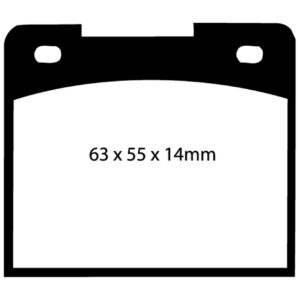 EBC Brakes UD044 Ultimax OEM Replacement Brake pad