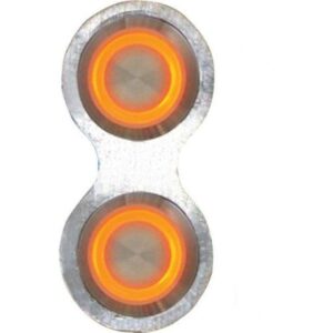 AutoLoc AUTBBB24 Retro Billet Switch with Orange LED Illumination