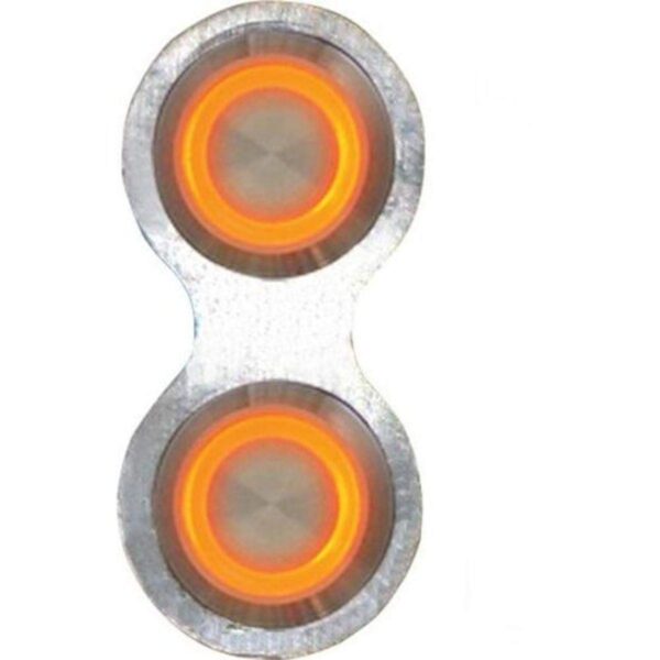 AutoLoc AUTBBB24 Retro Billet Switch with Orange LED Illumination