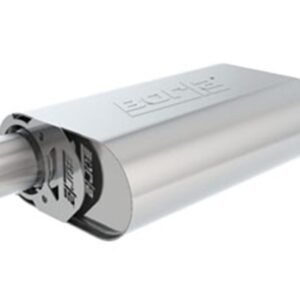 Borla   CrateMuffler SBC 283/327 / 350 2.5 inch Offset/Center 14in x 4.35in x 9in Oval Muffler (400823)
