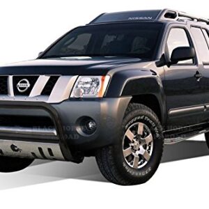 BLACK HORSE Bull Bar Skid Plate Black Compatible with 2000 2004 Nissan Frontier|2000 2004 Nissan Xterra CBBS NIB1401SP