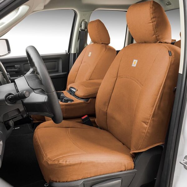 Carhartt PrecisionFit Custom Front Row Seat Covers   Brown