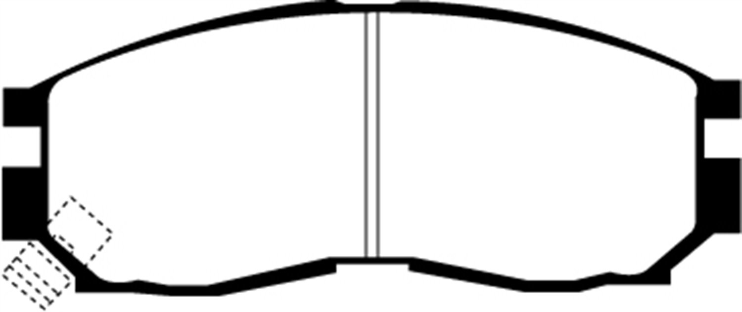 EBC Brakes UD484 Ultimax OEM Replacement Brake Pad