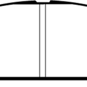 EBC Brakes UD334 Ultimax OEM Replacement Brake pad