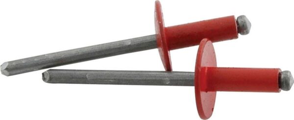 Allstar ALL18162 Lg Hd Rivet 250Pk Red