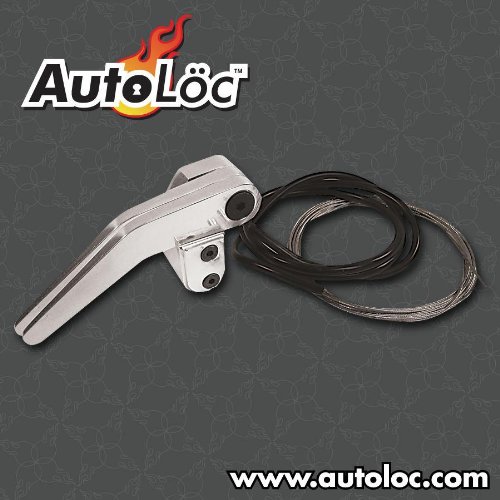 AutoLoc Power Accessories AUTARM2 Dual Chrome Latch Release System with Cable And Housing go kart 356 accessories