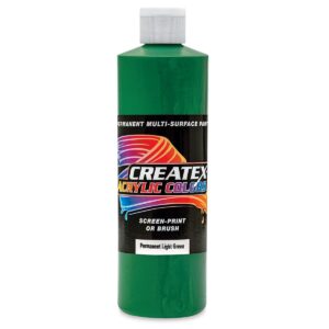Createx Acrylics, Permanent Light Green, Pint