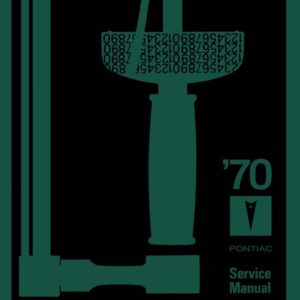 bishko automotive literature 1970 Pontiac Shop Service Repair Manual Book Engine Drivetrain Electrical Guide
