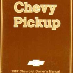bishko automotive literature 1987 Chevrolet Truck Forward Control Owners Manual User Guide Reference Fuses