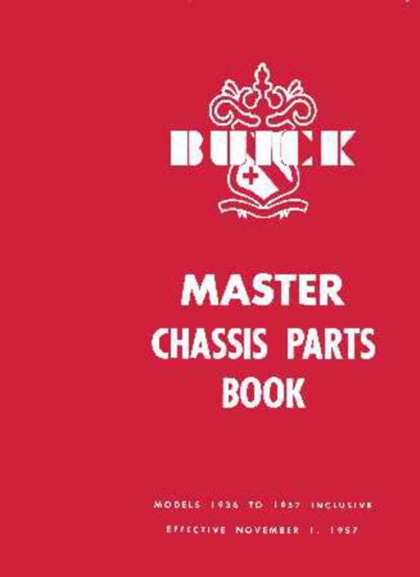 bishko automotive literature 1953 1954 1955 1956 1957 Buick Part Numbers Book List Guide Interchange Factory