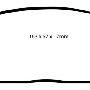 EBC Brakes UD805 Ultimax OEM Replacement Brake pad