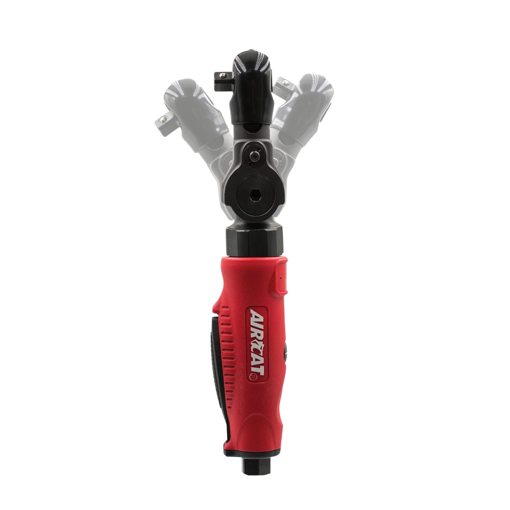 AIRCAT Pneumatic Tools 811: 1/4 Inch Flex Head Ratchet Wrench 240 RPM, 35 ft lbs Maximum Torque
