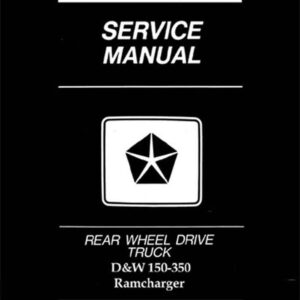 bishko automotive literature 1991 Dodge Ram Charger Pickup Truck Shop Service Repair Manual Engine Drivetrain