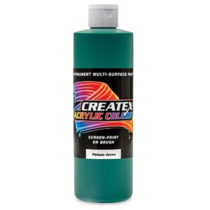 Createx Acrylic Colors phthalo green 16 oz.
