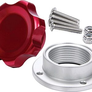 Allstar Performance ALL36182 Filler Cap (Red With bolt In Alum Bung Small)