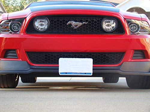 STO N SHO Front License Plate Bracket Compatible with 2013 2014 Ford Mustang RTR (SNS8a)
