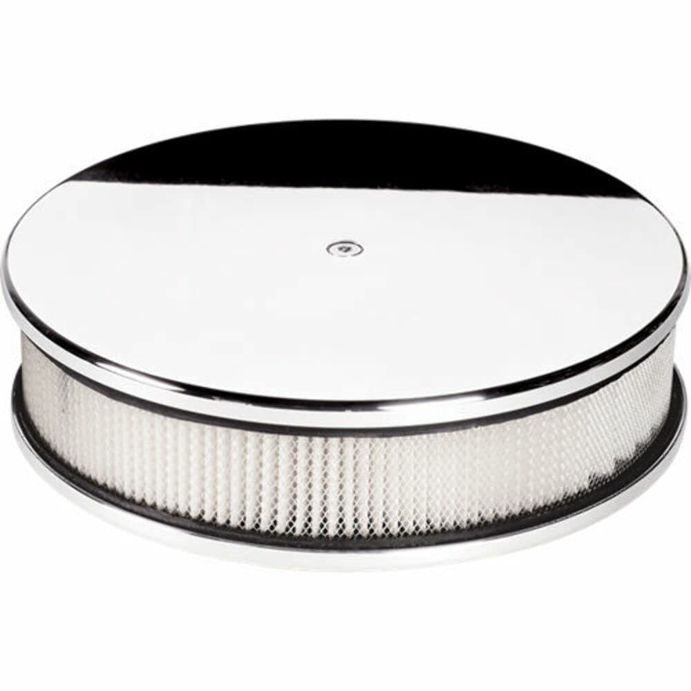 BILLET SPEC Round Aluminum Air Cleaner 10 Plain Top
