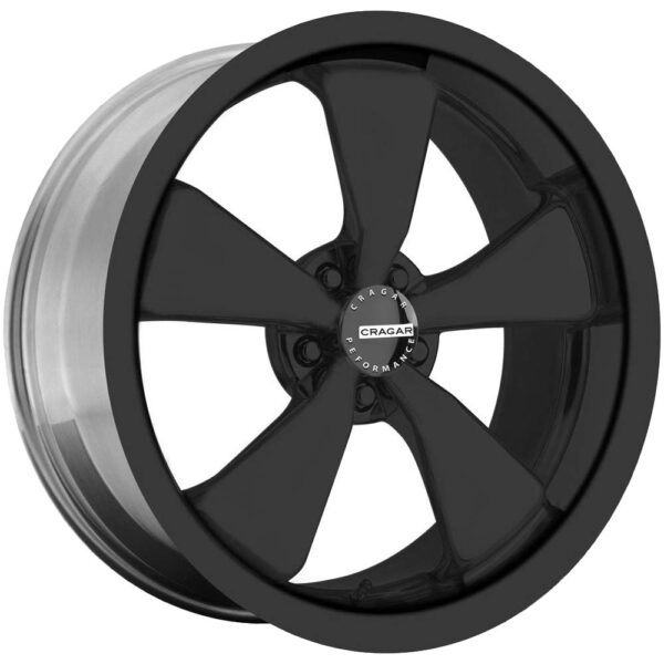 Cragar 617B MODERN MUSCLE Black Wheel with Matte (0 x 8.5 inches /5 x 100 mm, 28 mm Offset)