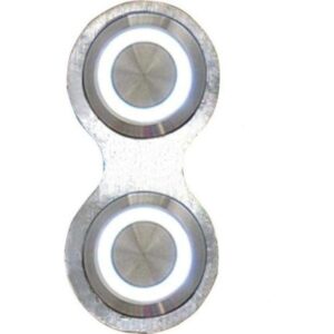 AutoLoc AUTBBB23 Retro Billet Switch with White LED Illumination