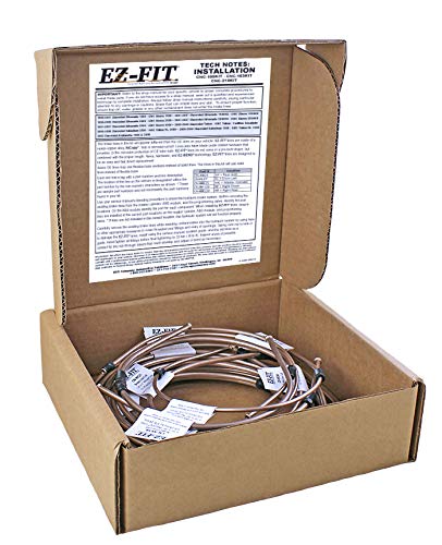 EZ Fit, NiCopp Complete Brake Line Kit, Dodge Ram 1500 2000 2001 Ext Cab 96 Bed FWD 4 Wheel ABS, CNC 172KIT