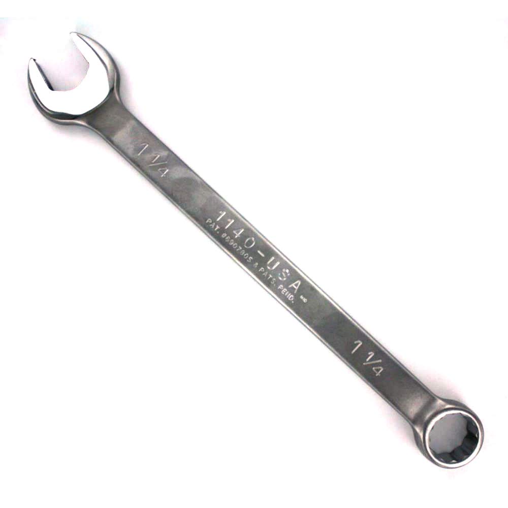 Combination Wrench WRIGHTGRIP 2.0 12 Point Satin 1 1/4"