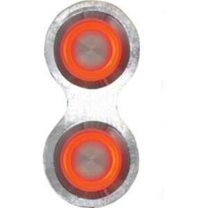 AutoLoc AUTBBB21 Retro Billet Switch with Red Illumination