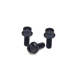 ARP 645 2250 Black Oxide 7 16 14 RH Thread 2.250 UHL 12 Point Bolt with 1/2 Socket and Washer, (Set of 5)