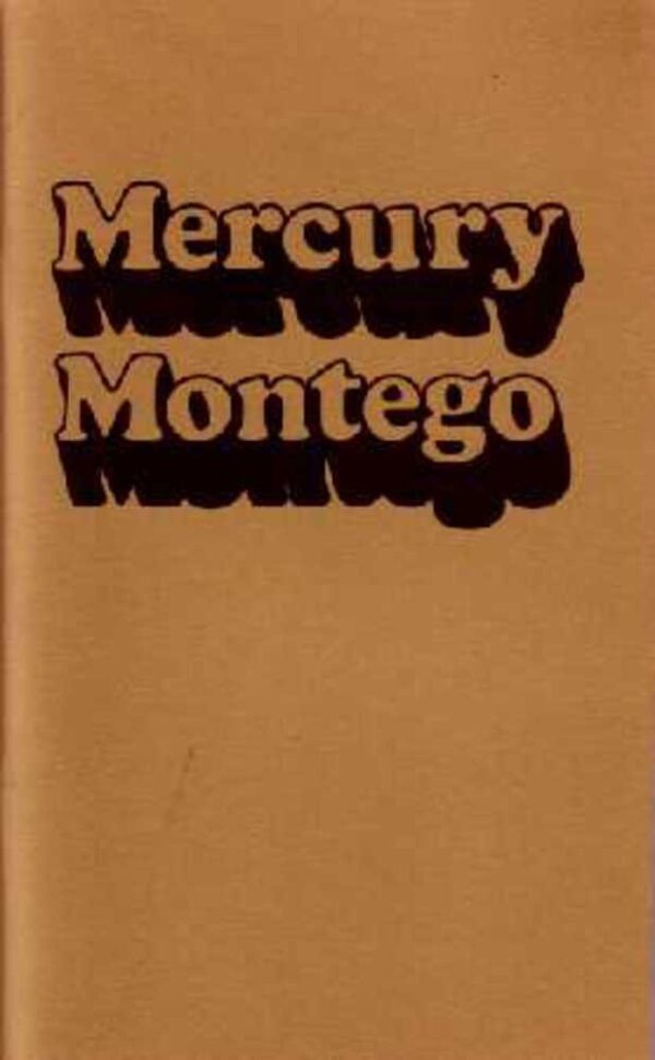bishko automotive literature 1974 Mercury Montego Owners Manual User Guide Operator Book Fuses Fluids OEM