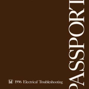 bishko automotive literature   Electrical Troubleshooting Diagnostic Procedures Manual for The 1996 Honda Passport