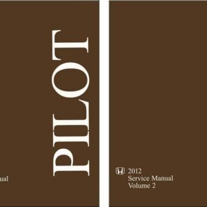 bishko automotive literature Shop Service Repair Manual Engine Drivetrain Electrical OEM for The 2012 Honda Pilot