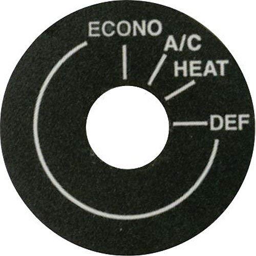 Vintage Air 20558 VUP Blower Fan Knob Decal