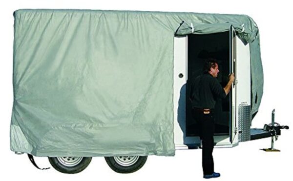 ADCO 46003 SFS Aqua Shed Bumper Pull Horse Trailer Cover   121 to 14