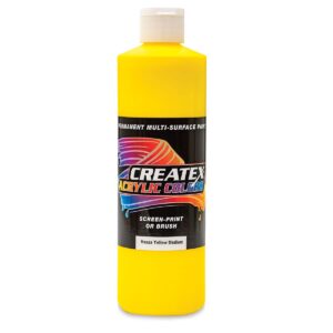 Createx Acrylic Colors hansa yellow medium 16 oz.